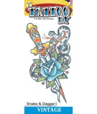 Tattoo, Snake / Dagger DF104