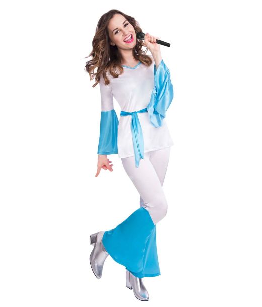 lot ABBA kostume til damer.