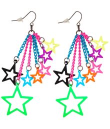 80-tals örhängen med stjärnor