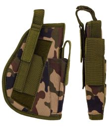 Kamouflagemönstrat pistolhölster för ben