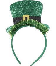 Skt Patrick hårbøjle med hat