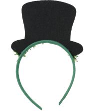 Skt Patrick hårbøjle med hat