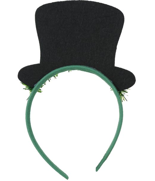 Skt Patrick hårbøjle med hat