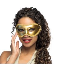 Halvmaske Gabriella guld