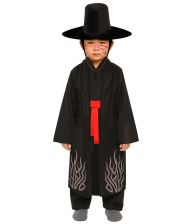 K-pop black demon 5-6år 115-123cm