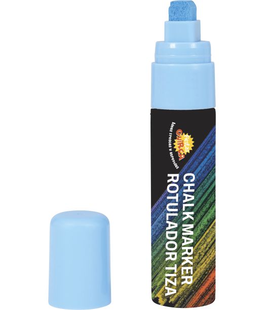 Flydende kridt, blå