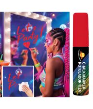 Flydende kridt, rødt