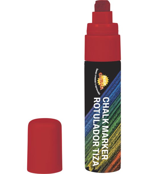 Flydende kridt, rødt