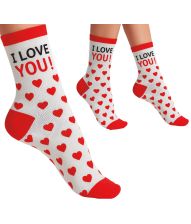 I Love You strømper 42-48