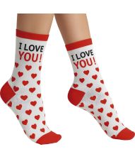 I Love You strømper 42-48