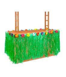 Grön tropisk bordskjol