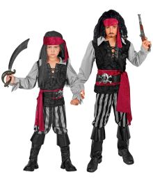 Pirat maskeraddräkt för pojkar