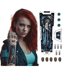 Futuristisk tatoveringer til armen