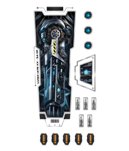 Futuristisk tatoveringer til armen