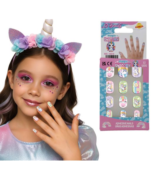 Unicorn falske negle barn