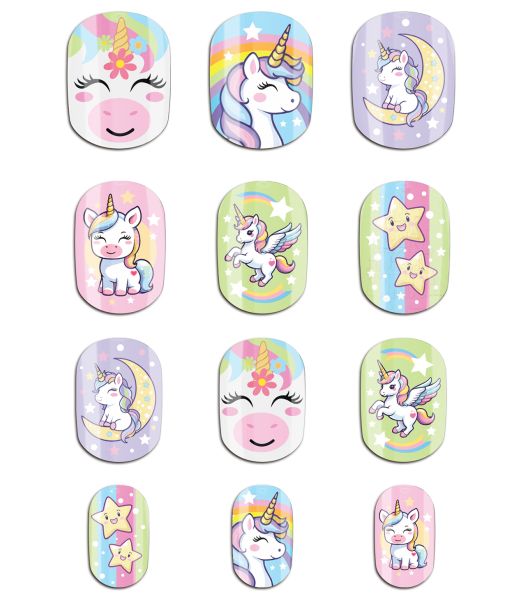 Unicorn falske negle barn