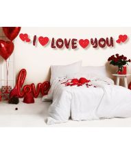 I Love You banner 300 cm.