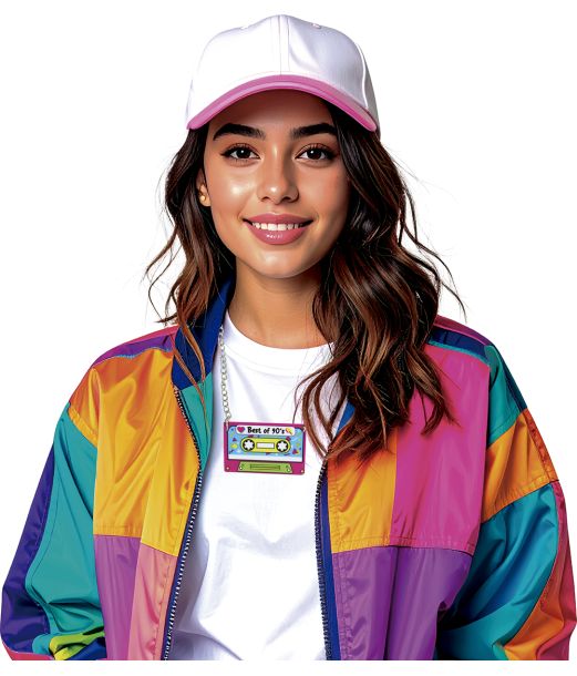 Kassettebånd halskæde 