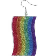 Regnbueflag øreringe