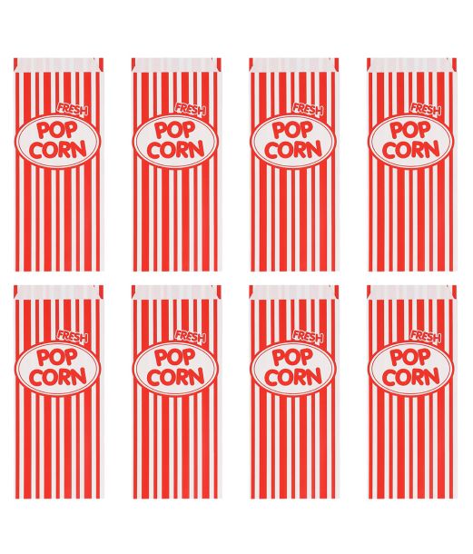 Popcorn papirposer 8 stk 