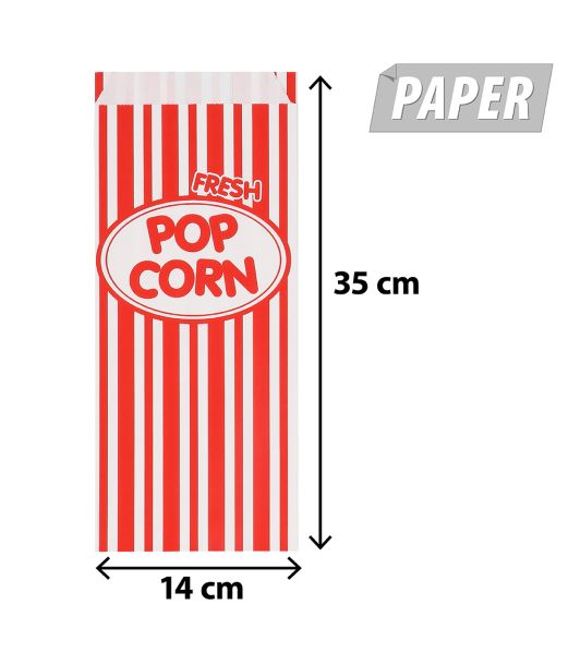 Popcorn papirposer 8 stk 