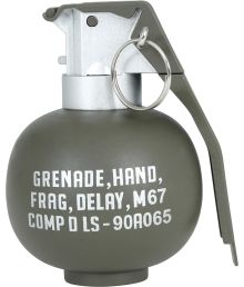 Granat med lys og lyd 10 cm