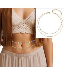 Mave smykke farvet sten