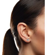 Magnetiske diamant øreringe 2 stk