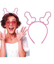 Hårbøjle med penis m rhinsten