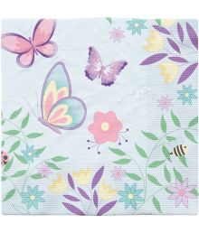 Servietter flutter garden