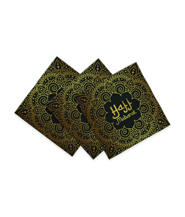 Haij Mubarak 33x33 Sort