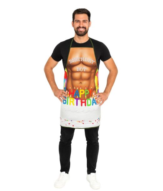 Forklæde happy birthday boy