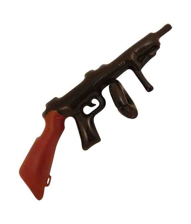 Oppustelig tommy gun 80 cm