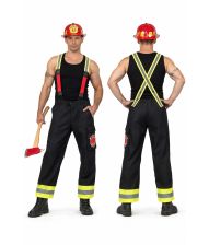 Brandmandsbukser med seler.