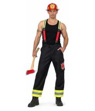 Brandmandsbukser med seler.