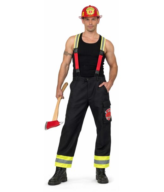 Brandmandsbukser med seler.