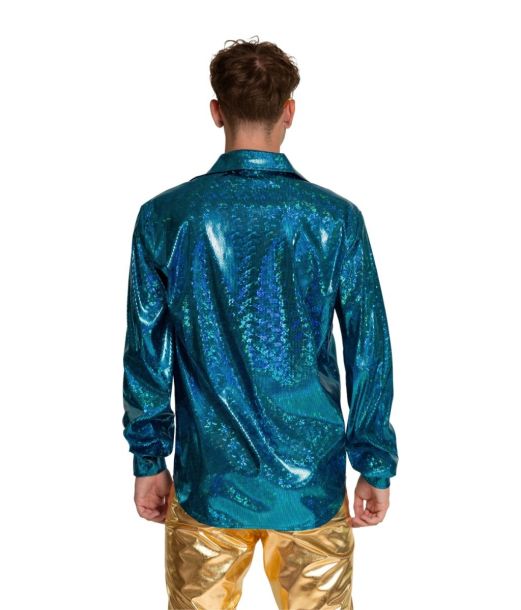 Disco shirt turkis str S
