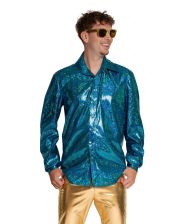 Disco shirt turkis str S