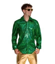 Disco shirt grøn str S