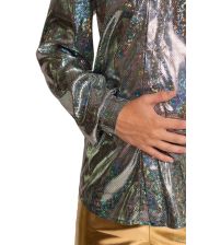 DIsco shirt sølv str S