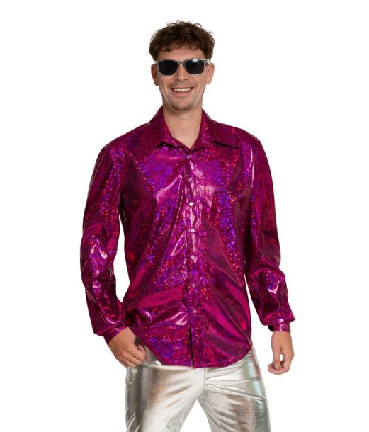 Disco shirt fuchsia S