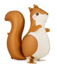 Gående ekorre folieballong