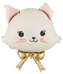 Folieballong med söt katt
