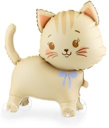 Katt på hjul folieballong