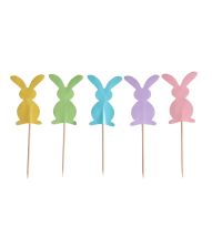 Påske hare kagepynt, 10 stk