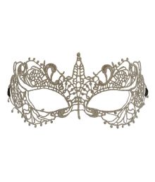 Guld blonde halvmaske