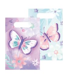 Papirpose sommerfugl 8 stk
