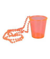 Shotglas kæde orange