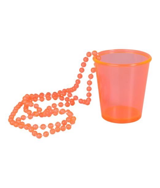 Shotglas kæde orange