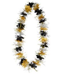 Hawaiikrans sølv guld sort